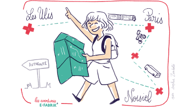anecdote dessinée, diaporama pour mariage alternative vidéo dessinée qui raconte la vie, mariage, voyager solo